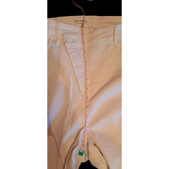 Good American Good Legs Skinny Jeans GLCOWB046T Stretch White Women’s 18 - Picture 9 of 15